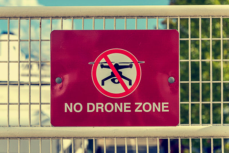 no fly zone for drones